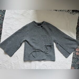 Zara Gray Women's Sweater Jacket